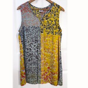 Cabi Women's Colorful Boho Floral Lightweight blouse Size Medium M